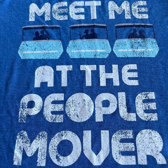 NEW Rare Hard To Find Disney Parks "Meet Me At The People Mover" Shirt - Sz LG - Picture 3 of 8